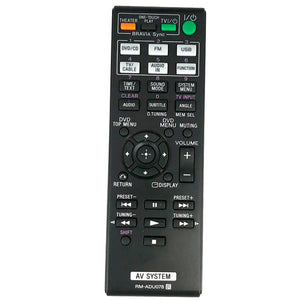 New RM-ADU078 Remote Control For SONY Audio/Video Receiver  DAV-TZ230 DAV-TZ510 DAV-TZ630 DAV-TZ710 HBD-TZ135 HBD-TZ530