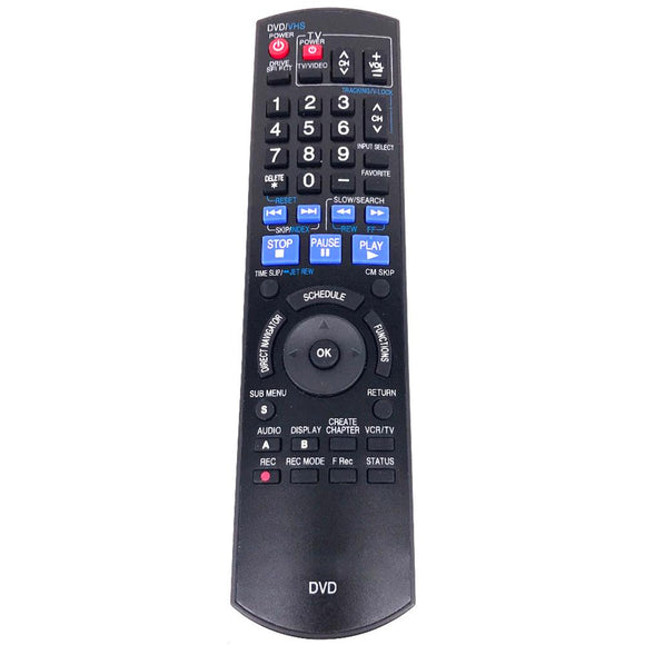 New Remote Control N2QAYB000197 For Panasonic DVD VCR DMR-EZ48V EUR7659T50 EUR7659T60 EUR7659T70 EUR7659T80