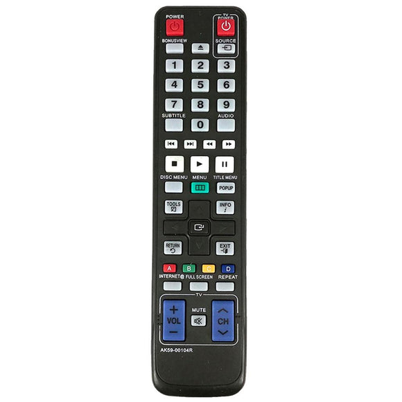 Remote Control AK59-00104R For SAMSUNG Blu-Ray DVD Player Disc BD-C6900 BD-C6500 BD-C5500 BD-D5300 Controller Controle