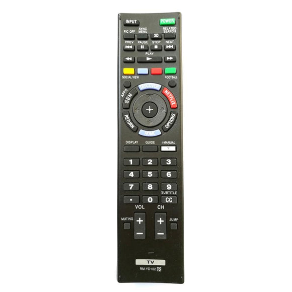 New Remote Control RM-YD102 For Sony KDL-42W651A KDL-46W700A 149276611 PLASMA BRAVIA LCD LED HDTV TV