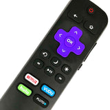 New 101018E0016 WITH NETFLIX HULU VUDU PLUTO for Philips Roku TV Remote Control 43PFL4962 43PFL4962/F7 50PFL4962 50PFL4662 50PFL