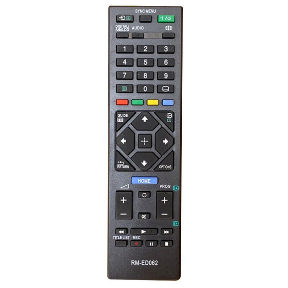 New Remote Control for Sony RM ED062 RM-ED062LCD TV KDL-32R433B KDL-32R503C KDL-32RD303 KDL-32RD433 KDL-32RE303 KDL-32WD603