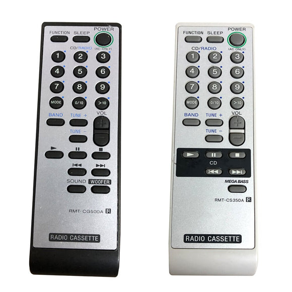 New Original Sony RMT-CS350A RMT-CG500A Audio System Radio Cassette Remote Control