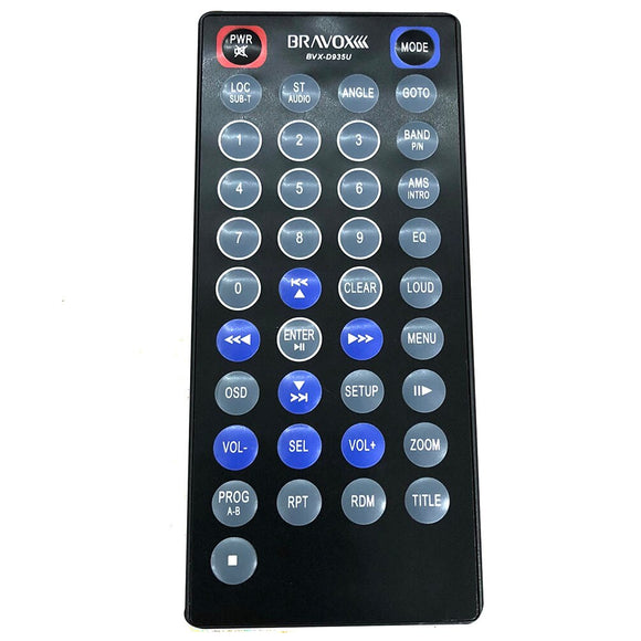 New remote control for BRAVOX BVX-D935U