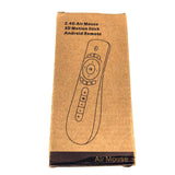 2.4GHz Fly Air Mouse T2 Wireless 3D Gyro Motion Stick IR Mini Remote Control for PC Smart TV Set-top-box