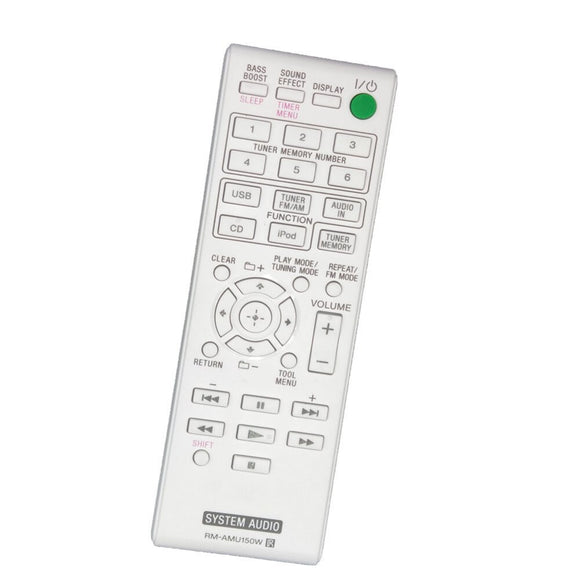 RM-AMU150W Remote Control For Sony Micro Hi-Fi Stereo System RM-AMU149 RM-AMU150 CMT-V10IP CMT-V10IP/CA CMT-V10IP/Z
