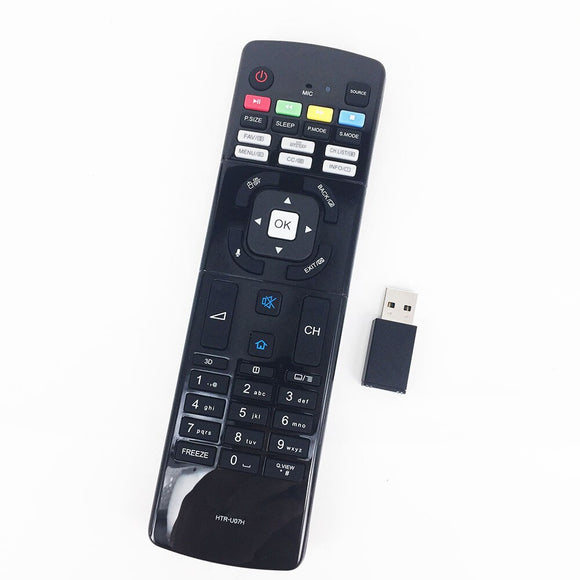 New Genuine original Remote Control HTR-U07H For Haier Keyboard Remote Controller With USB RF Dongle