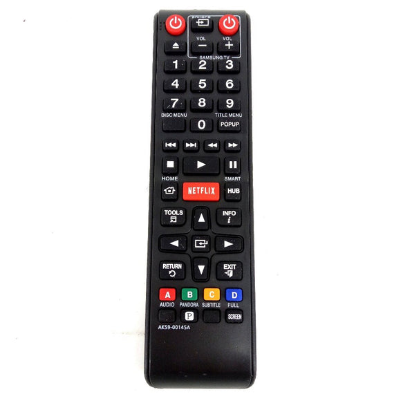 Remote Control FOR SAMSUNG AK59-00145A LCD LED HDTV BDE5700 BDE5900 BDES6000 BD-EM57 BD-EM57/ZA Blu-Ray DVD Player for NETFLIX