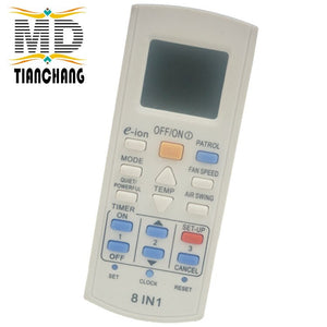 new For 8 IN 1 Portable Air Conditioner Remote Control Universal