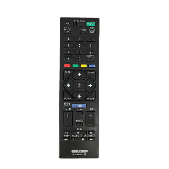 New Replacement for Sony LCD TV Remote Control RM-YD093 KDL-40W600D KDL-32R435B KDL-32R425B KDL-32R429B KDL-40R455A KDL-40R485B