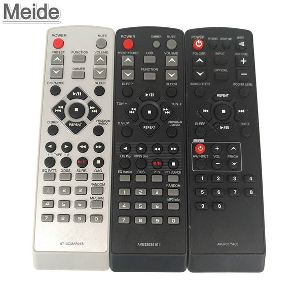 USED Genuine Original Remote Control  For LG AKB32639101 / AKB73275402 / 6710CMAR01B Audio/Video Player Controller Free shipping