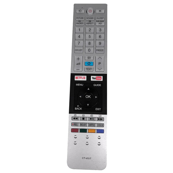 Used Original remote control for toshiba LCD Smart TV CT-8522 controller