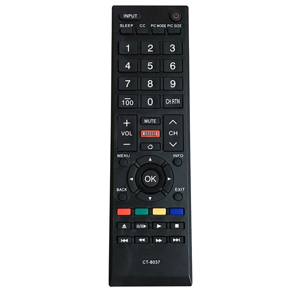 New CT-8037 for Toshiba LCD TV Remote Control  LCD TV 40L3400 40L3400U 50L3400 58L5400