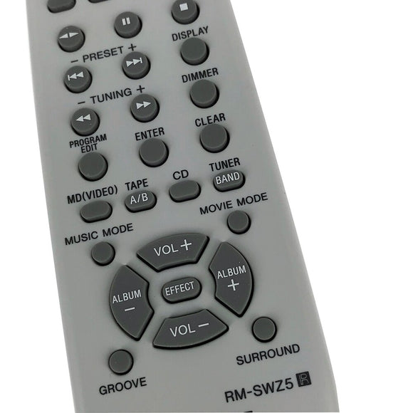 90% New Original for Sony RM-SWZ5 SYSTEM AUDIO Remote control