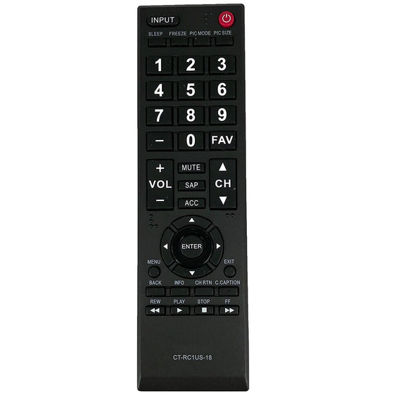 NEW Original For TOSHIBA TV Remote Control CT-RC1US-18