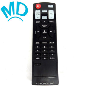 Used Original remote Control With Scratches for LG AKB73655710 CD HOME AUDIO Fernbedienung