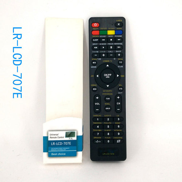 New Universal Remote control LR-LCD-707E For PANSONIC SAMSUNG HTACHI SHARP LG SONY LCD TV