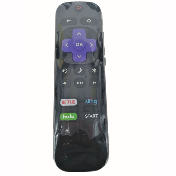 New Original Remote Control LC-RCRUDUS-18 For SHARP ROKU TV LC-32LB591U with NETFLIX, STARZ, Sling and Hulu Buttons