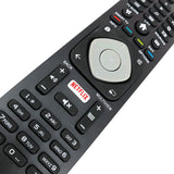 Black Remote Control Controller Replacement for Philips NETFLIX Smart TV 398GR08BEPHN0012HT 1635008714 43PUS6162