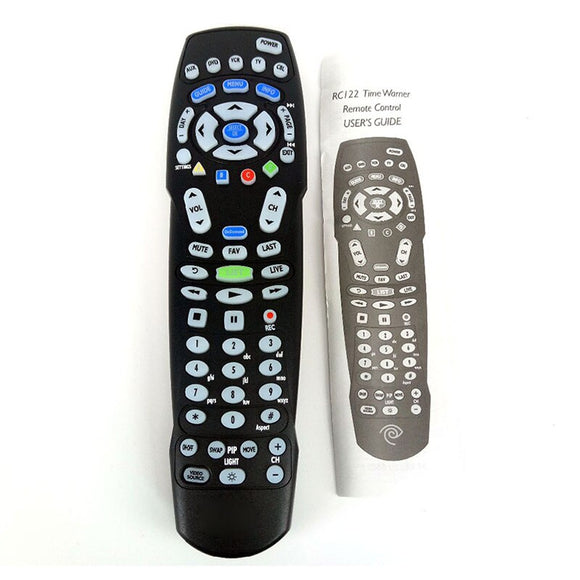 New Universal Original RC122 For Time Warner Cable Set Top Boxes With TV DVD VCR AUDIO Devices Remote Control RC1226001/04B