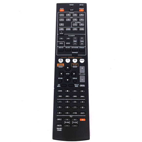 New Remote Control RAV491 ZF30320 For YAMAHA Audio Video Receiver HTR-4066 RX-V475 AV Receiver Radio TV REPLACE RAV375 RX-V375