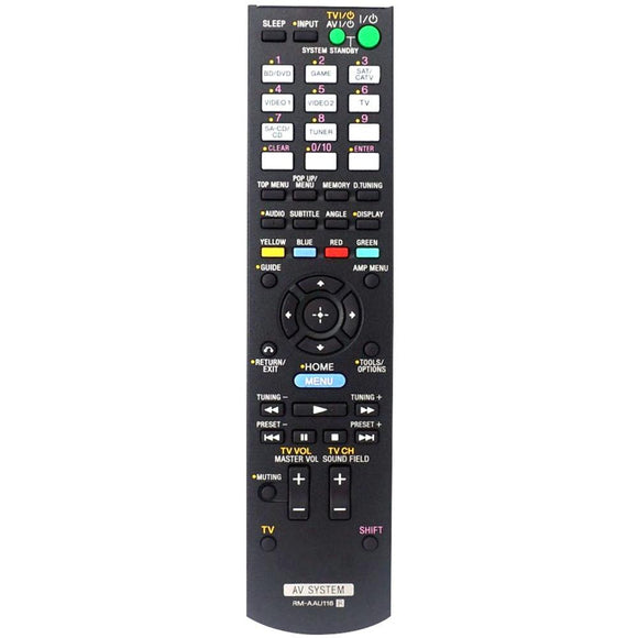 Replacement Remote Control RM-AAU116 For For SONY AV System STR-KS380 STR-KS470 RM-AAU073 RM-AAU104