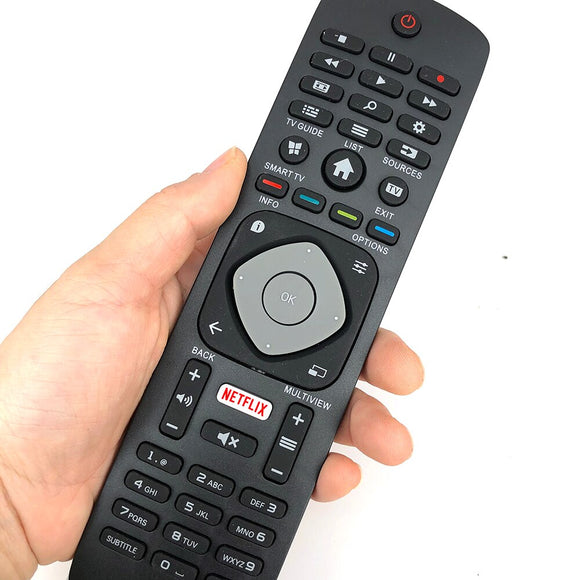 Black Remote Control Controller Replacement for Philips NETFLIX Smart TV 398GR08BEPHN0012HT 1635008714 43PUS6162