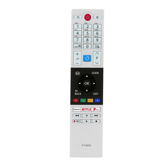 Replacement For Toshiba LED HDTV TV Remote Control CT-8533 For 2018 Smart LED TVs 2863DB, 3862DB, 3863DB Series TV's Netflix