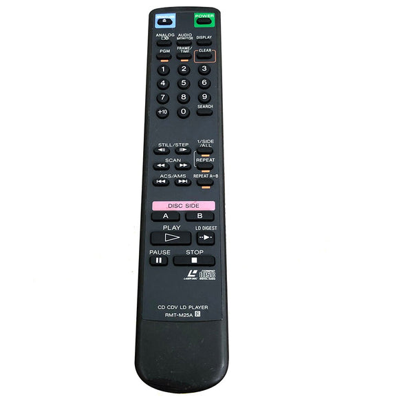 Used Original for Sony RMT-M25A Remote Control CD CDV LD Player Controller
