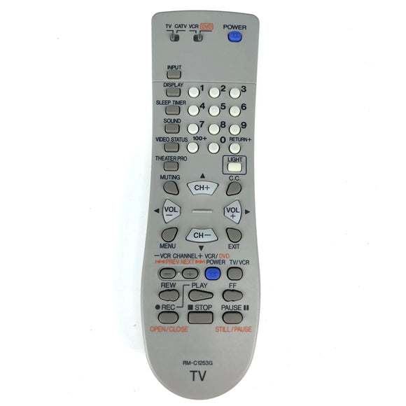Used Original For JVC RM-C1253G TV Remote control RMC1253G for AV-27D304 AV-32D304 AV-32D304AMA AV-36D304