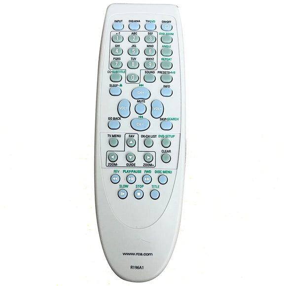 New Remote Control R196A1 for RCA TV/DVD COMBO 274894 20F514TD