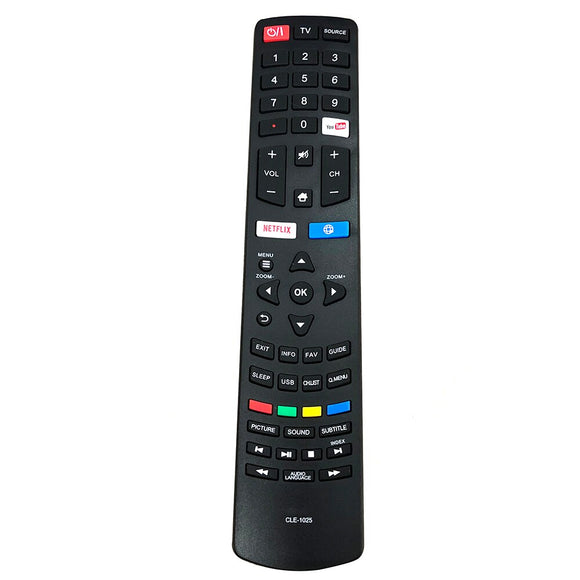 NEW Original CLE-1025 06-531W52-HA01X Remote control for HITACHI TV with NETFLIX Fernbedienung