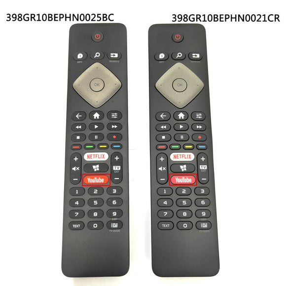 NEW Original BRC0884305/01 for Philips HD LED LCD TV Remote control 398GR10BEPHN0025BC 398GR10BEPHN0021CR with Netflix YouTube