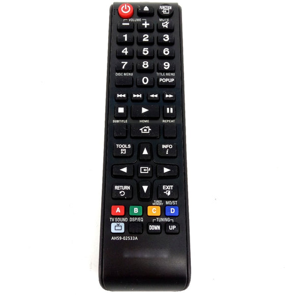 NEW Replacement FOR SAMSUNG Blu-Ray Home Theater System Remote Control AH59-02533A for HTF4500 HTF4500/ZA HTFM45 HTFM45/ZA