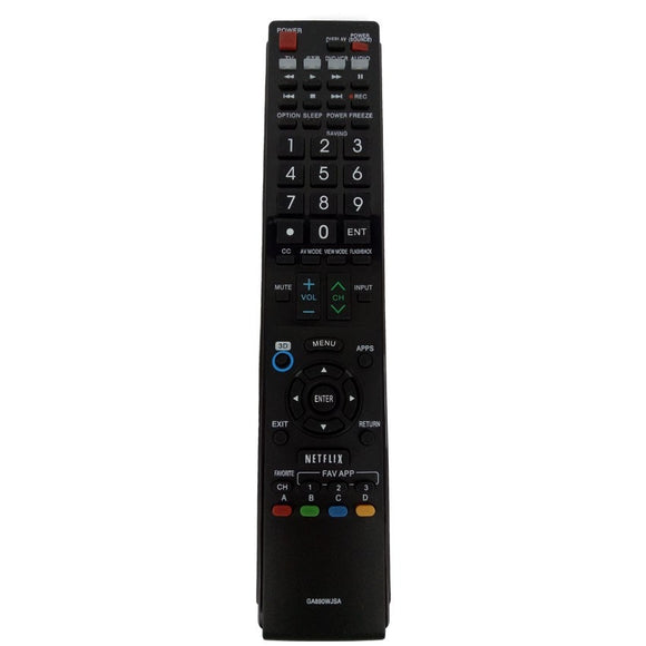 NEW Replacement GA890WJSA for SHARP TV 3D TV Remote control fit for GB004WJSA GA935WJSA GB105WJSAGB118WJSA Fernbedienung