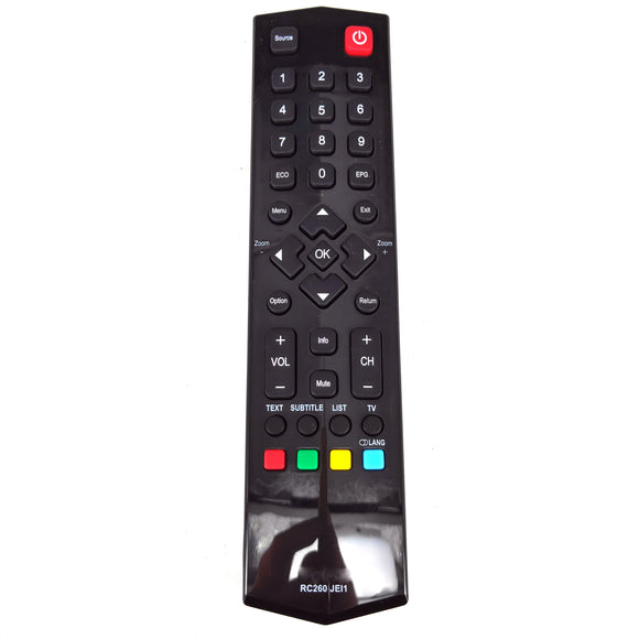 NEW Replacement TCL TV Remote Control RC260 JEI1 for LED32S4690 LED55S4690 LED48S4690 LED40S4690 Fernbedienung