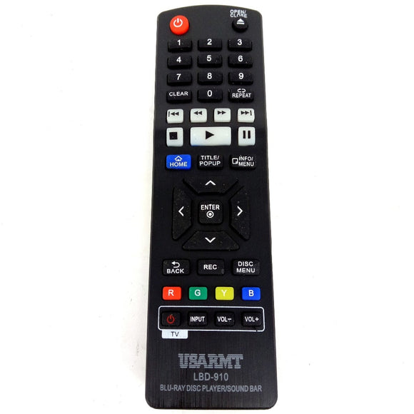 Remote USARMT NEW LBD-910 for LG Blu-Ray DVD Player BD650 BPM53 BP135 BP340 Fernbedienung AKB72975301 AKB73575401 Free shipping