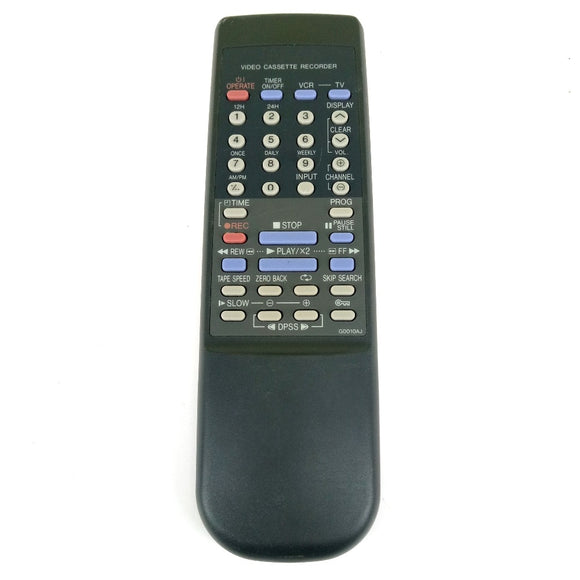 Used Original G0010AJ for Sharp video cassette recorder Remote control